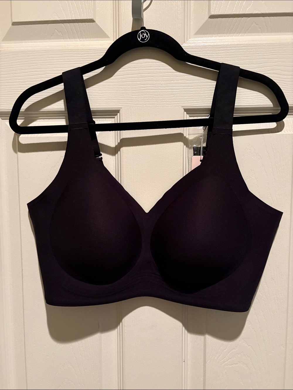 NWT - Viral Letsjoli Everyday Comfort Full-Coverage Bra - Black; sz 2XL